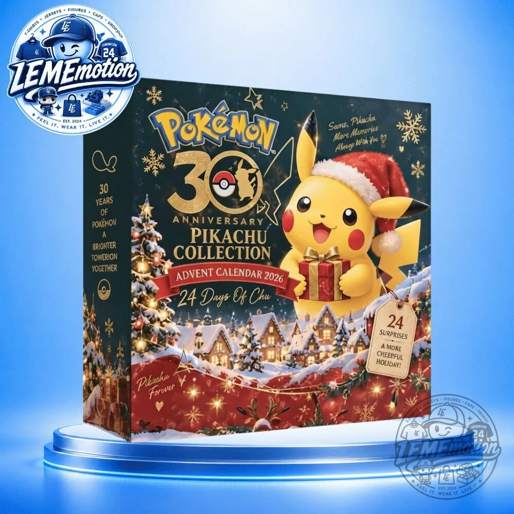 Pokemon 30th Anniversary Pikachu Collection Advent Calendar 2026 5 Pokemon 30th Anniversary Pikachu Collection Advent Calendar 2026