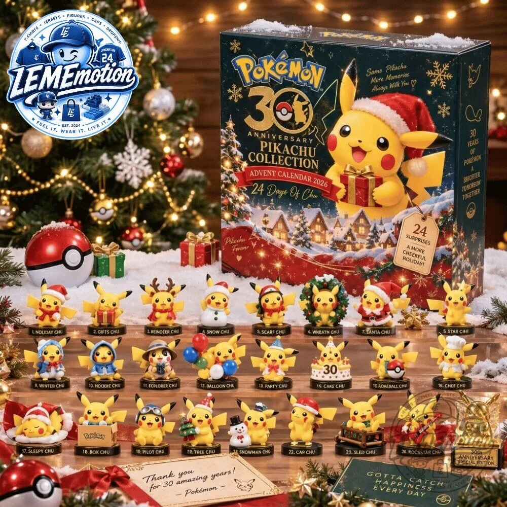 Pokemon 30th Anniversary Pikachu Collection Advent Calendar 2026 7 Pokemon 30th Anniversary Pikachu Collection Advent Calendar 2026