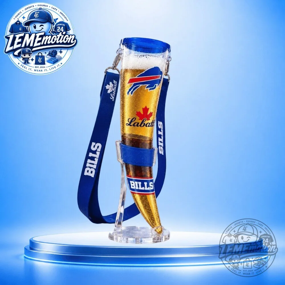 Labatt Blue Buffalo Bills Beer Drinking Horn 2026 5 Labatt Blue Buffalo Bills Beer Drinking Horn 2026