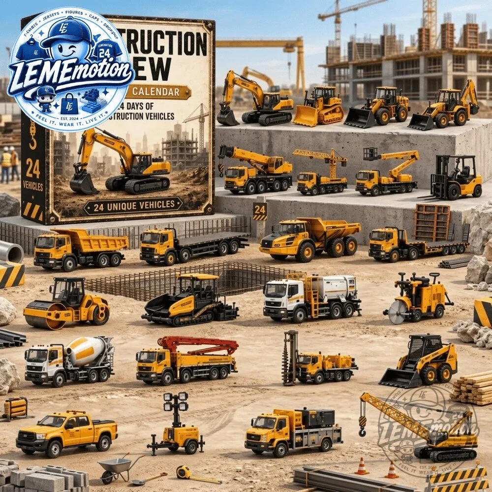 Construction Crew 24-Day Vehicle Advent Calendar 2026