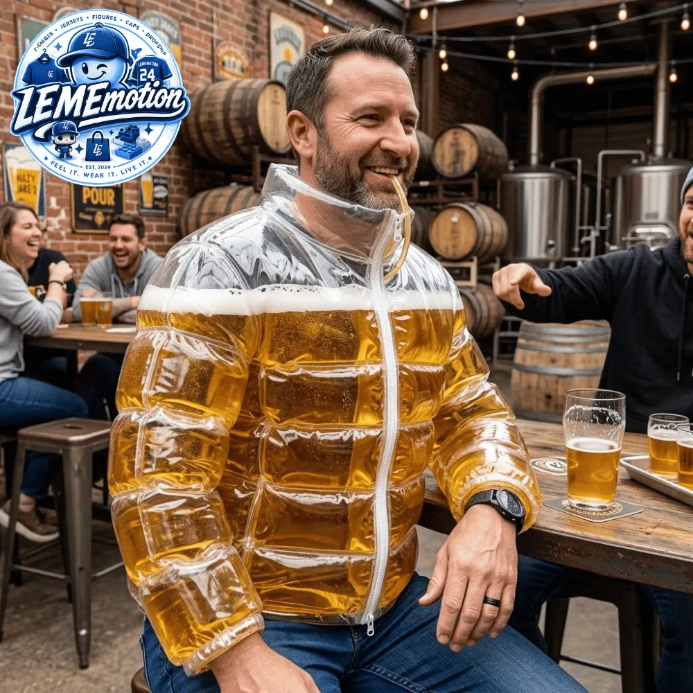 Beer Puffer Jacket Transparent Funny Beer Jacket 9 Beer Puffer Jacket Transparent Funny Beer Jacket